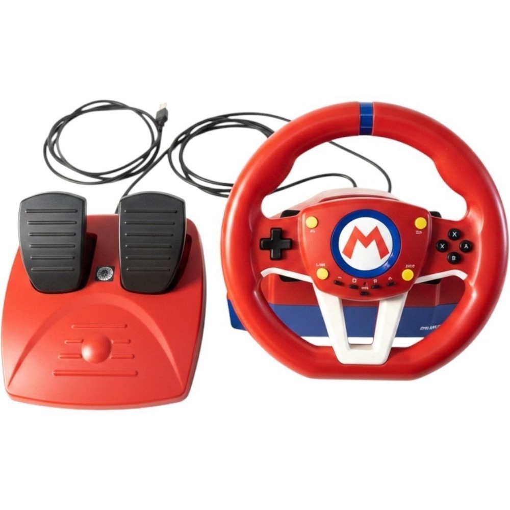 HORI Mario Kart Racing Wheel Mini Nintendo Switch Red Blue NSW-204U Controller